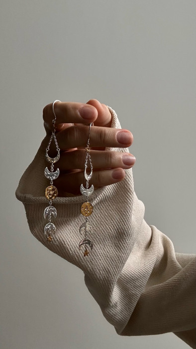 Серьги "Рождение женщины"